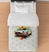 Sunset Sedan Duvet Cover